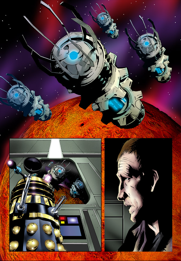 Doctor Who comic page