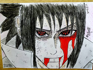 Sasuke Uchiha ( Mangekyo sharingan )