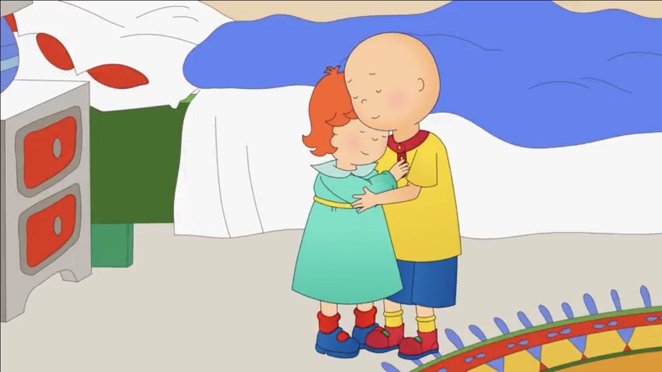 Caillou Raspberry Ruckus Caillou And Rosie Fight