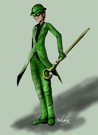 Nightmare Riddler The Dark Knight : The Riddler by onipetsu on DeviantArt
