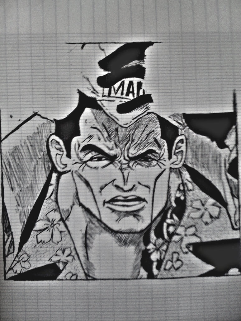 Sakazuki (Akainu)  One piece manga, One piece drawing, One piece