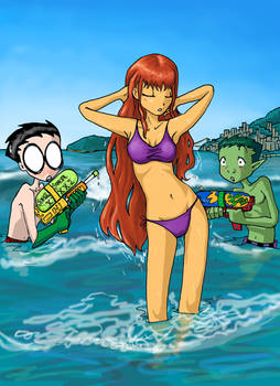 Teen Titans Summer -- Cool Off