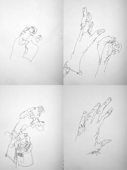 Hand Studies 1-5