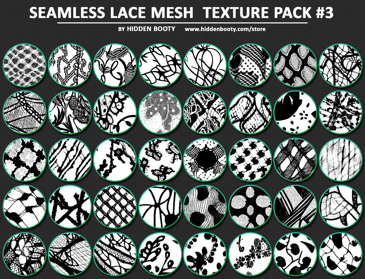 Texturepacker Mesh Seamless Lace Mesh Texture Pack #3 by HiddenBooty on DeviantArt