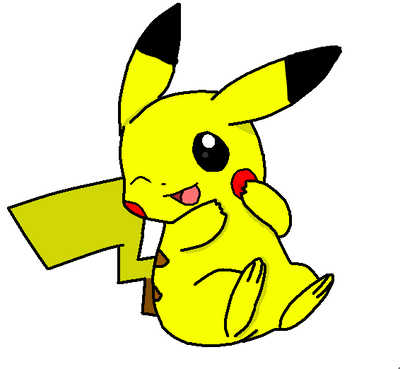 Piku Color Pikachu Colour In by ZombieFacedMan on DeviantArt