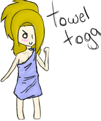 TOWEL TOGA!!