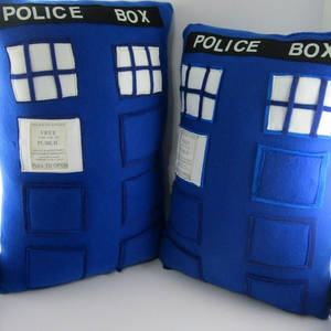 Doctor Who Tardis Pillows