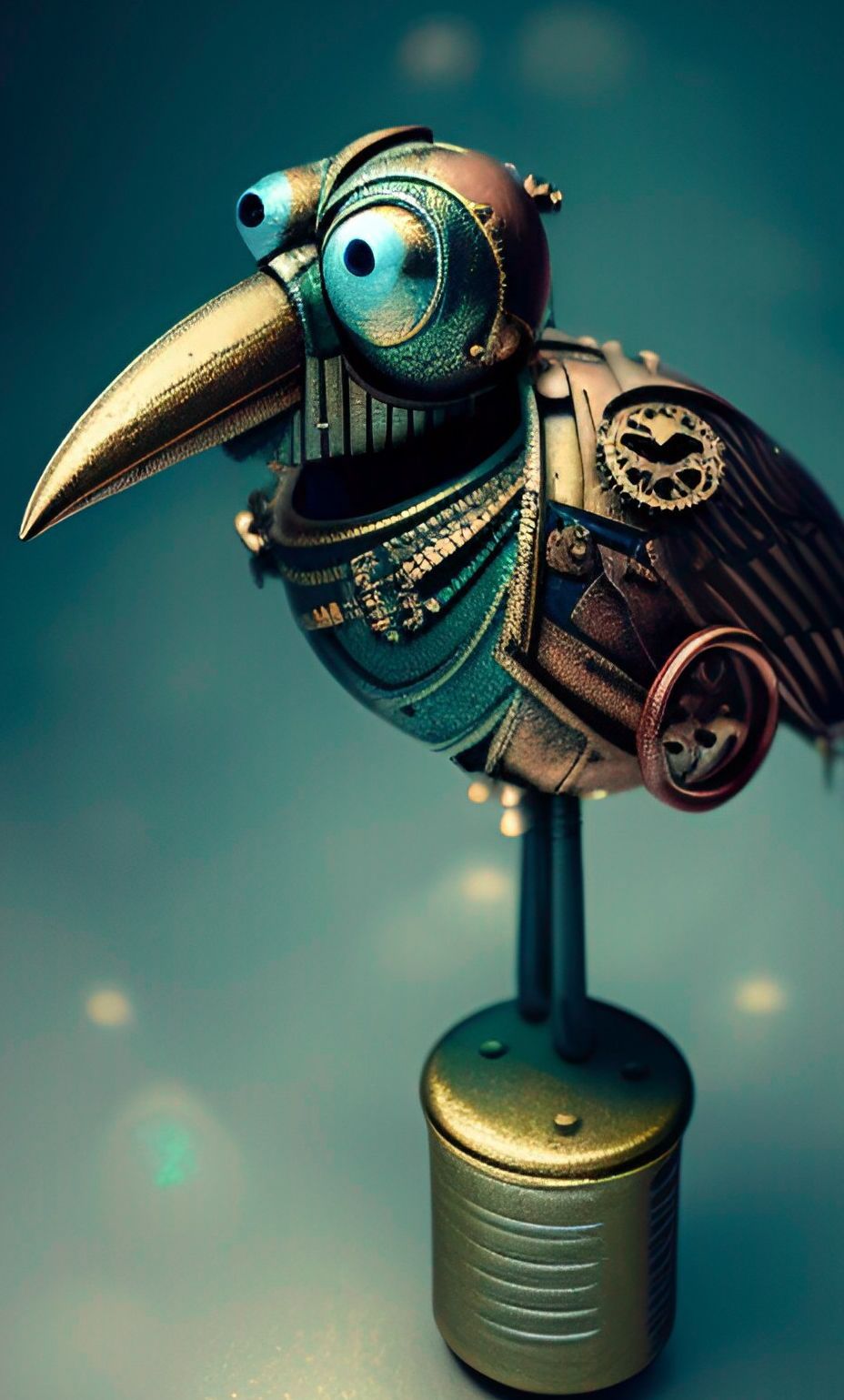 Strange mechanic bird by Bukoslav on DeviantArt