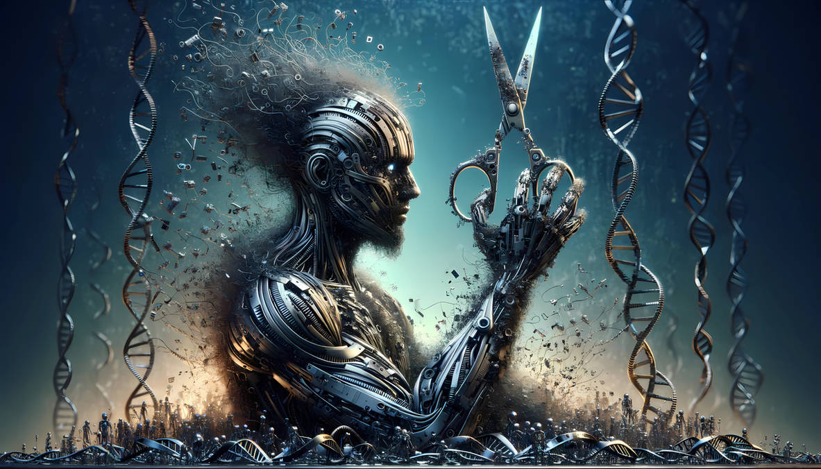 Genetic Construct Deviantart A cyber genetic engineer in action by Bukoslav on DeviantArt