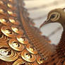 Fractal peacock (Synthography art)