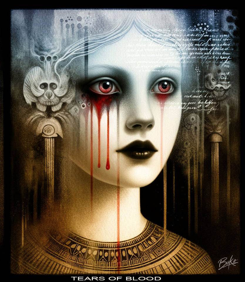 Tears of Blood (Digital painting) by Bukoslav on DeviantArt