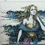 Woman and Ocean Dance (Mixed media,2020)