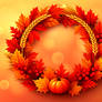 Autumn background template