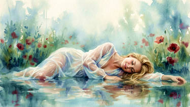 A Dreamy Scene (Synthography art)