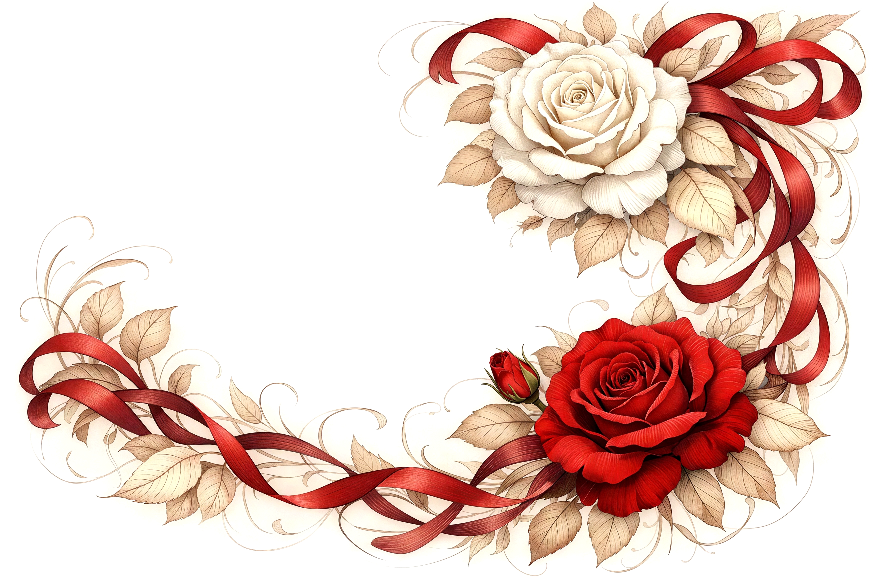 Arrange Ribbon Roses Elegant Floral Arrangement with Roses and Ribbons by Bukoslav on DeviantArt