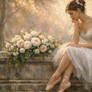 Dreamy ballerina (Synthography art)