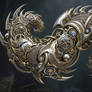 Steampunk Serpentine Mechanics (Mixed Media)