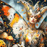 Butterfly Queen in a Mushroom Realm