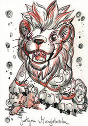 The Chinease lioness