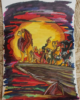Lion King - THE SCENE FROM THE POSTER