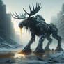 Robot Creature in a Apocalyptic City #19