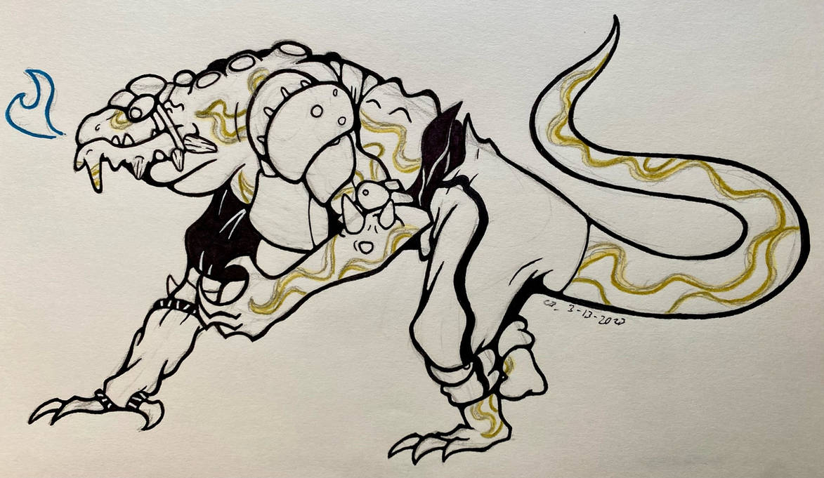 Uber Pyro Lizard by CERBERUS253 on DeviantArt