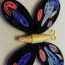 Black Butterfly Sm quilling