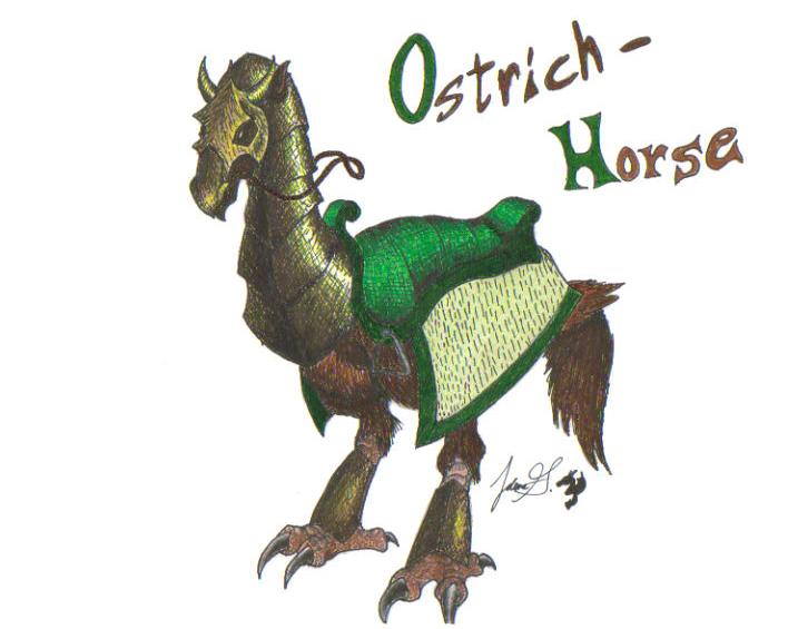 Ostrich-horse Trojo