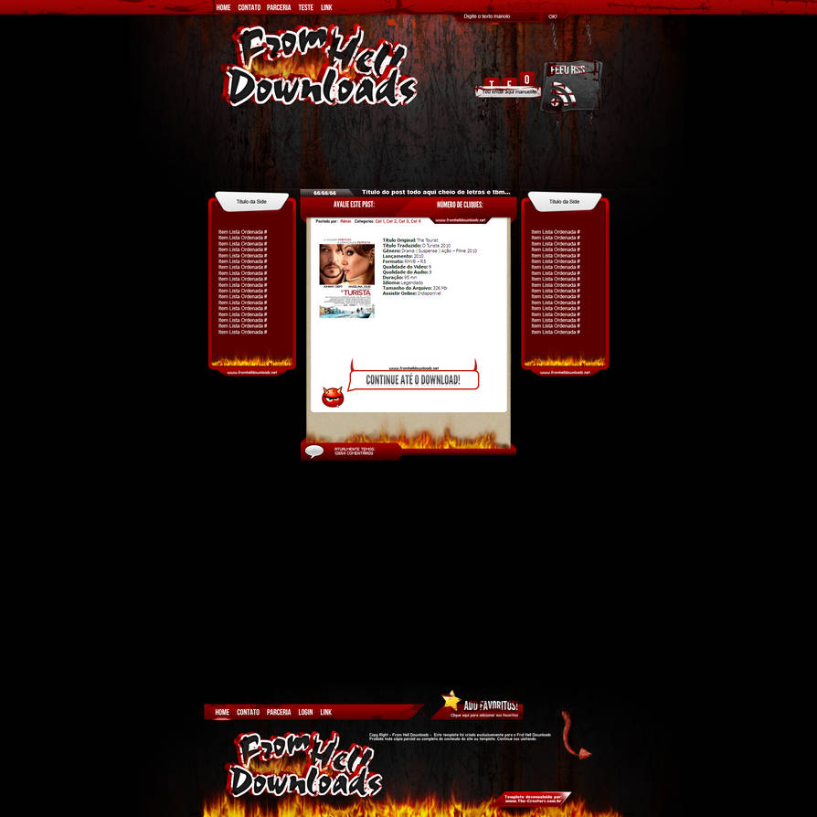 Template From Hell by eddyreis on DeviantArt