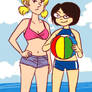 Helga and Phoebe: Beachtime, Woo!