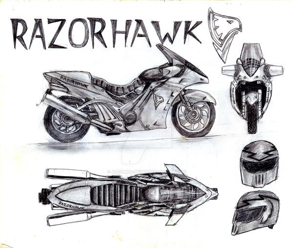 razor hawk motorcycle by Arcumus-Prime on DeviantArt