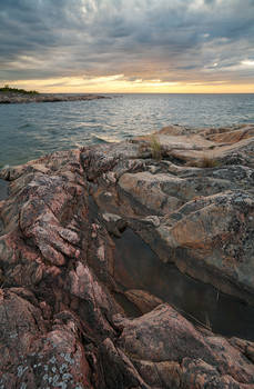 Waves in Evening Light