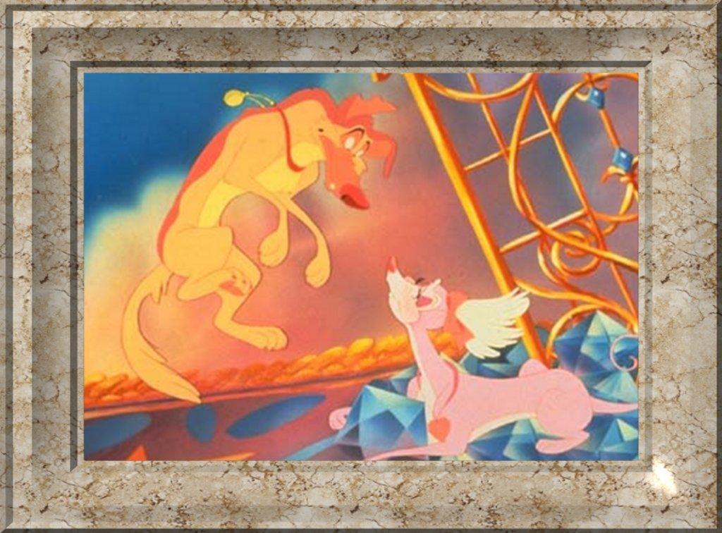 all dogs go to heaven painting