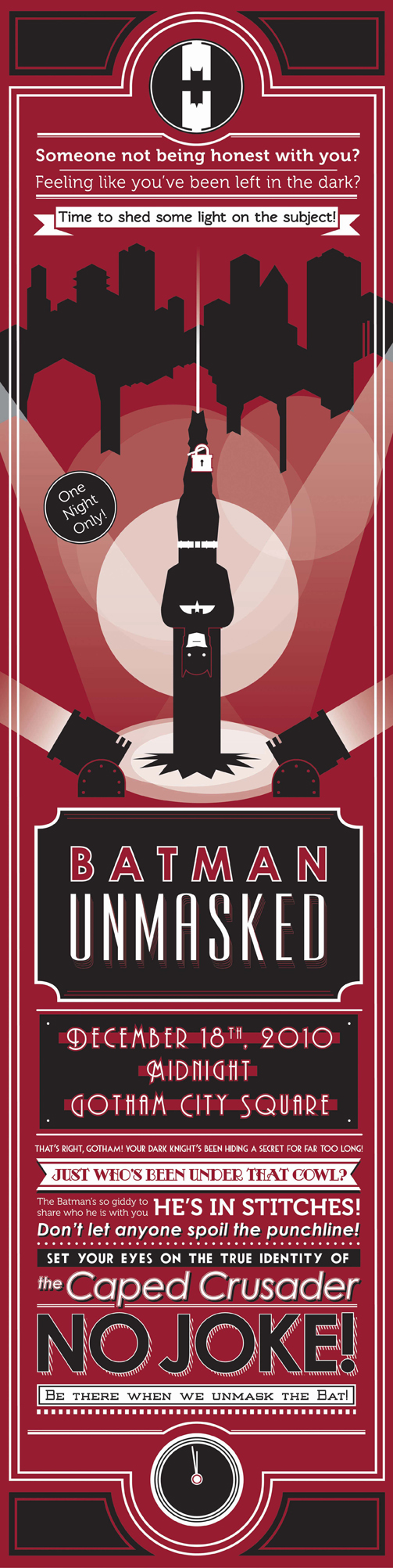 Batman Unmasked Poster