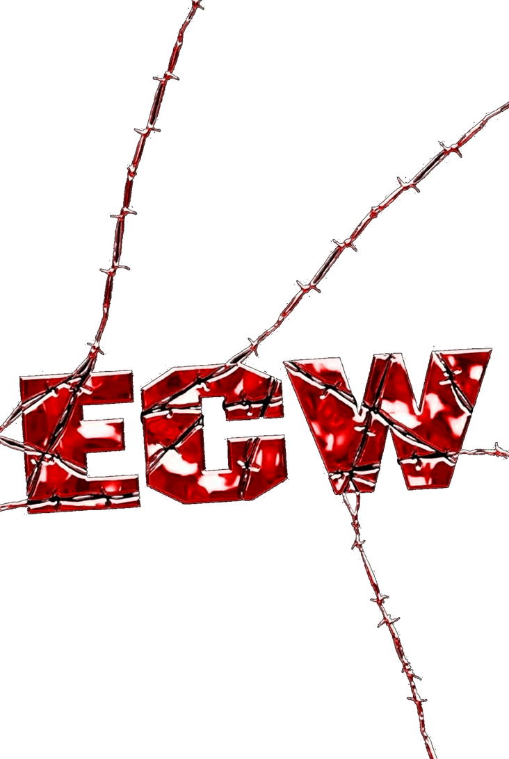 Red ECW logo with Barbed Wire by RSGN194 on DeviantArt