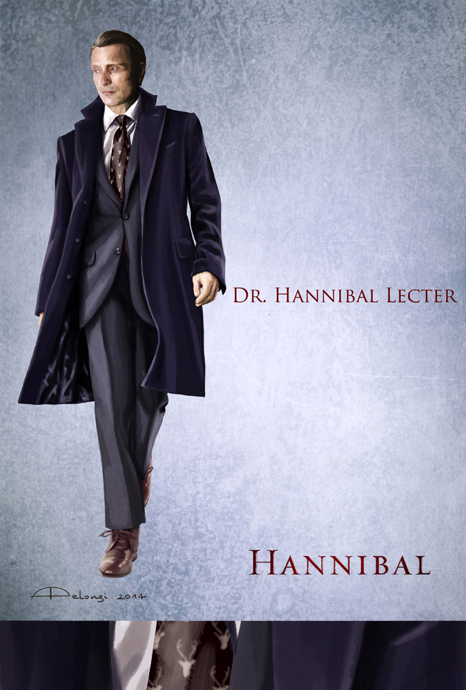 Hannibal Lecter - Costume sketch