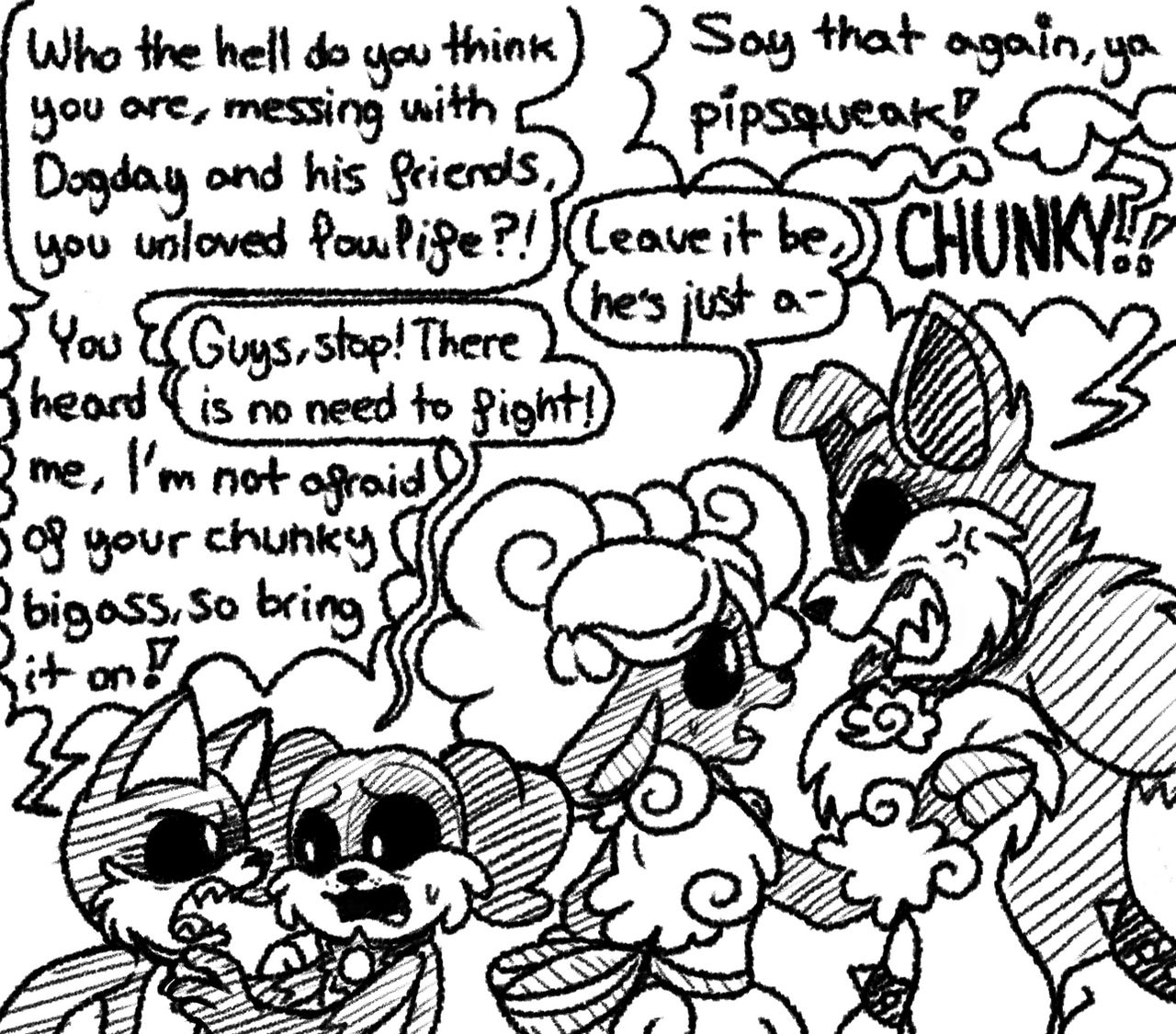 Bully Deviantart Standing Up To A Bully (art by mintsuwu) by FanDusk64 on DeviantArt
