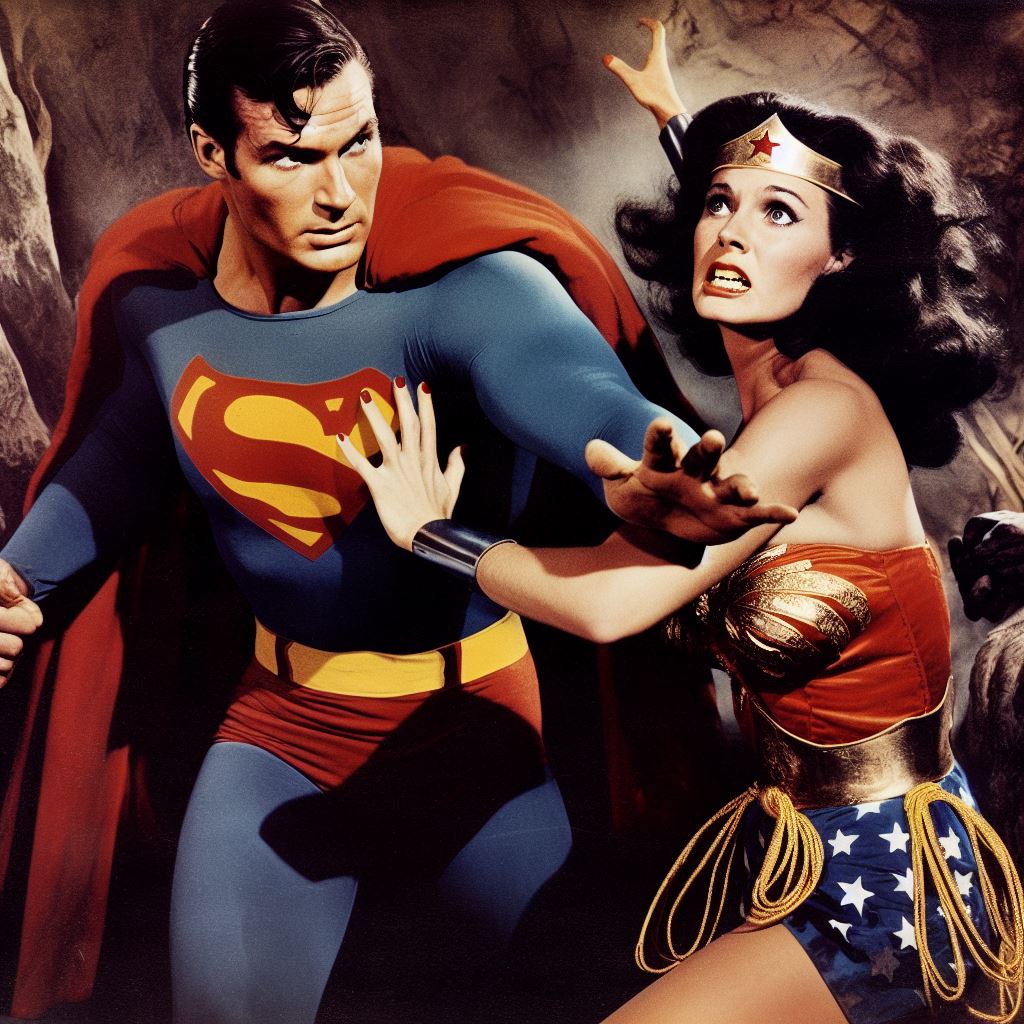 Superman tell Wonder Woman to stand back by WonderSarah1977 on DeviantArt