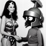 Wonder Woman hangs with a Martian 04