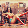 Wonder Woman lazy at home (4)