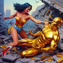 Wonder Woman VS Amazo