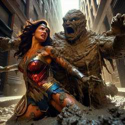 Wonder Woman vs Clayface