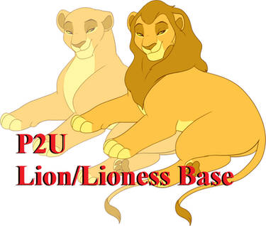 Laying Lion Male/Female Base: 200p