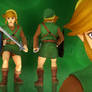 Classic Link - Hyrule Warriors (MMD Render Test)