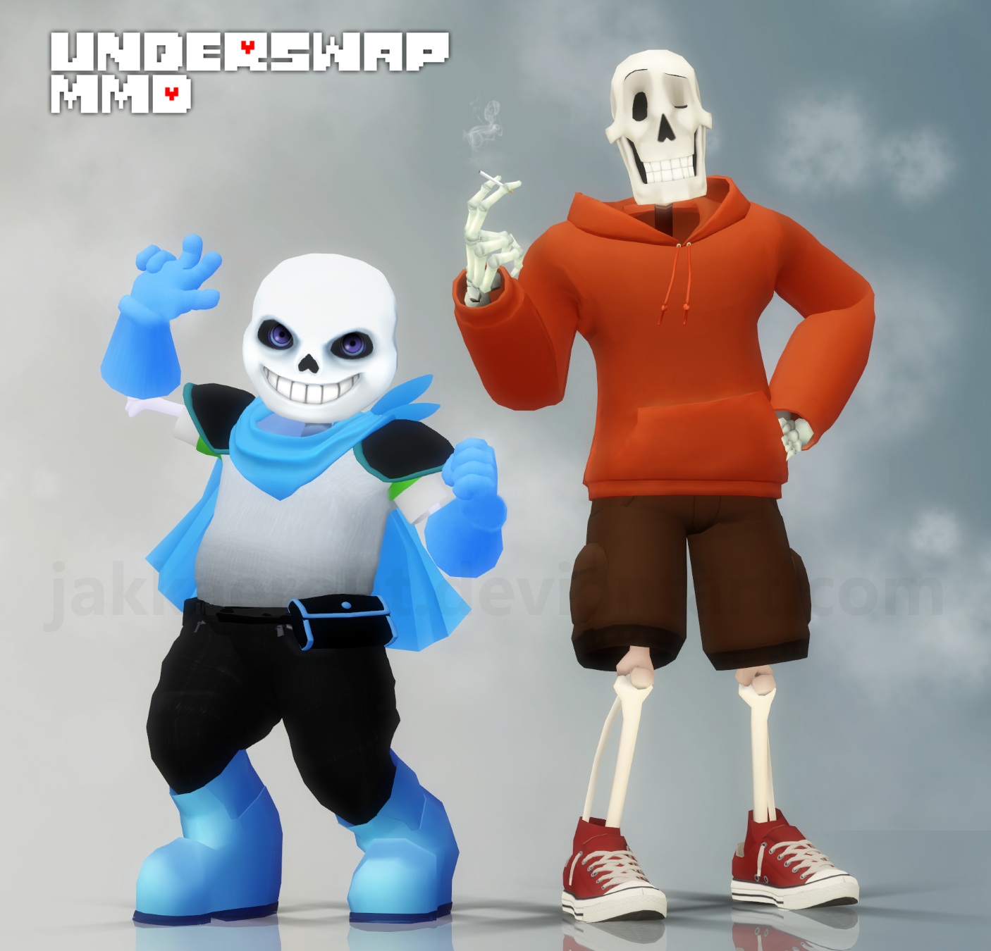 Undertale AU 3 - Underswap MMD - Sans n Papyrus