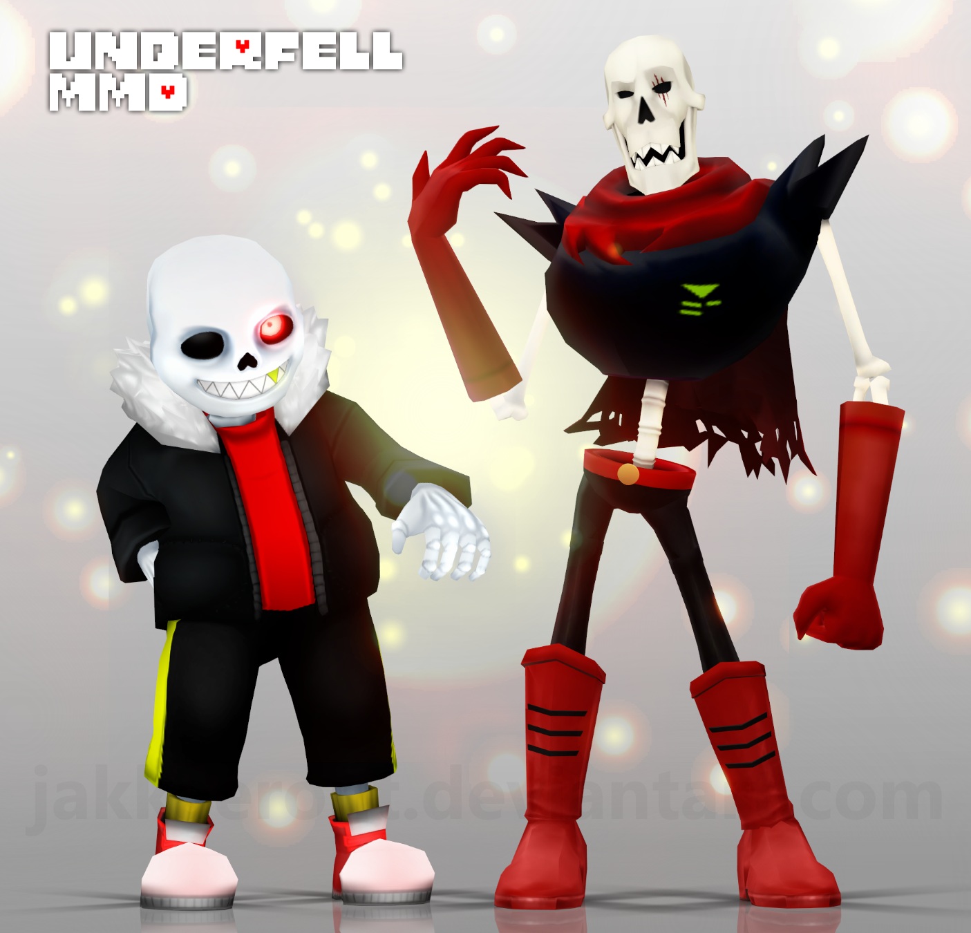 Undertale AU 1 - Underfell MMD - Sans n Papyrus by Jakkaeront on DeviantArt
