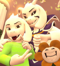 Undertale MMD - Asriel Dreemurr by Jakkaeront