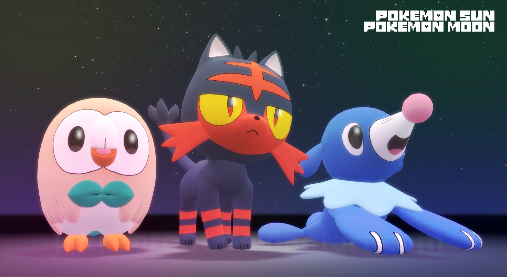 The Starters of Alola Region