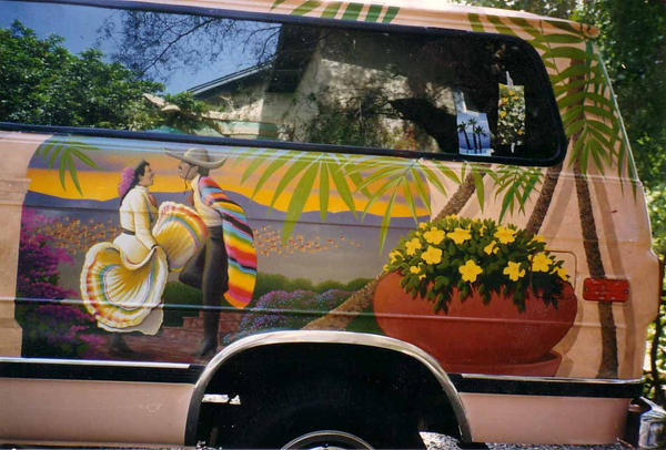Shuttle Bus mural
