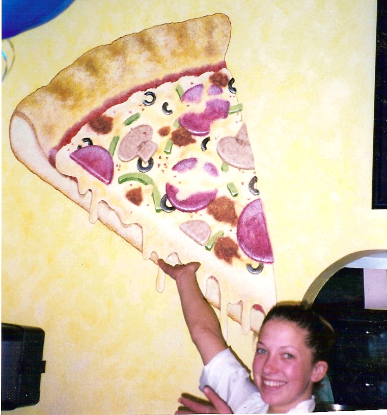 Pizza mural